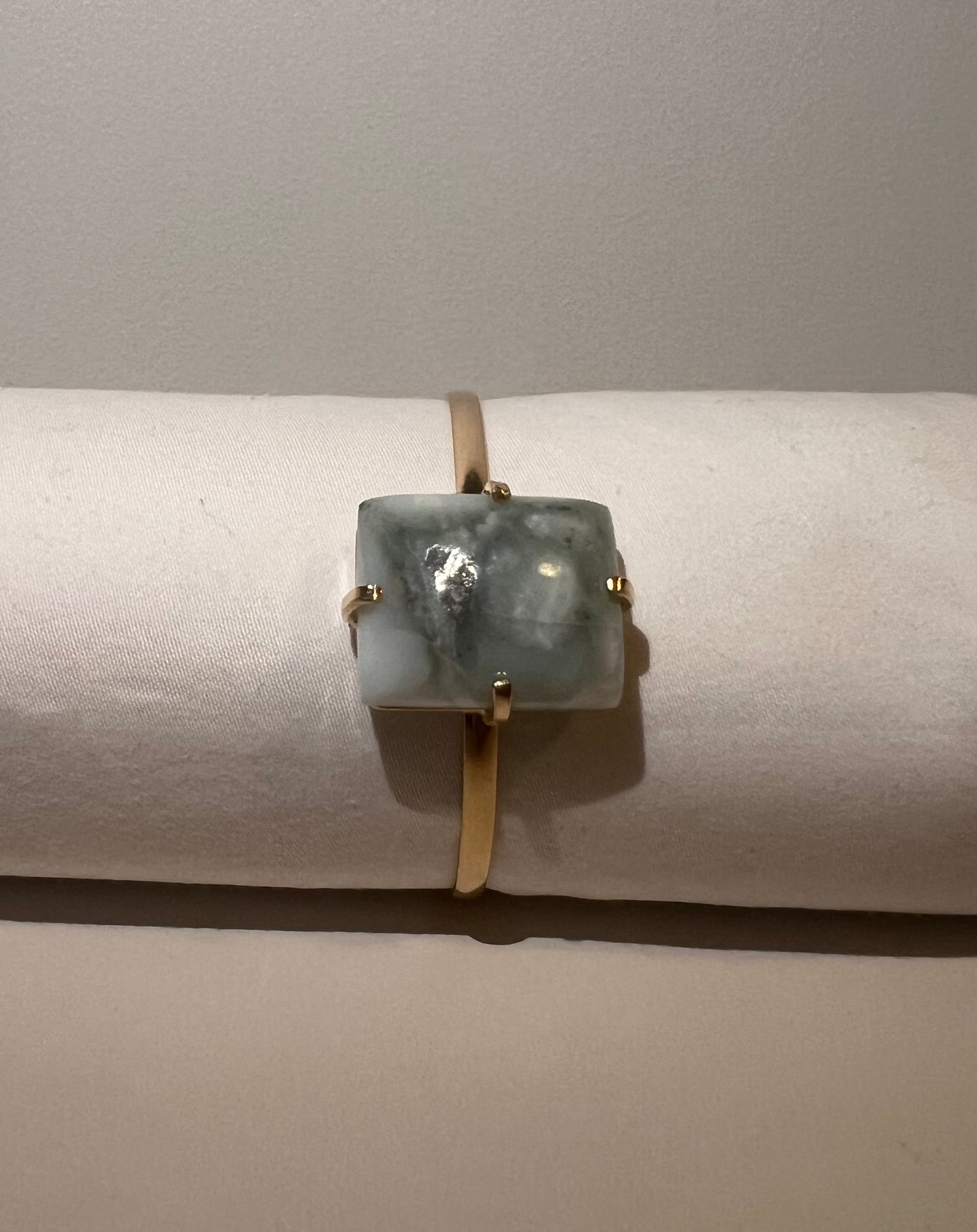 Larimar cabochon simple bracelets