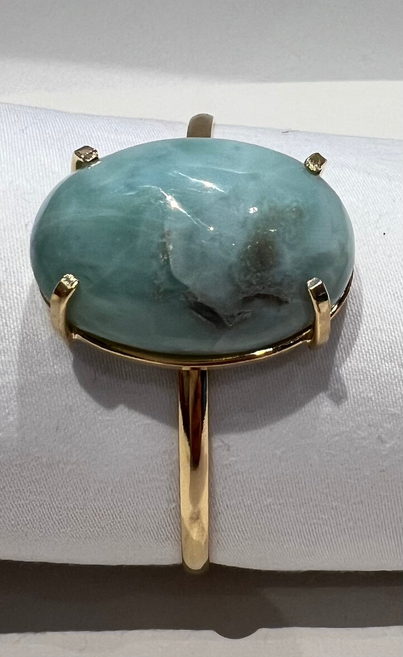 Larimar cabochon simple bracelets