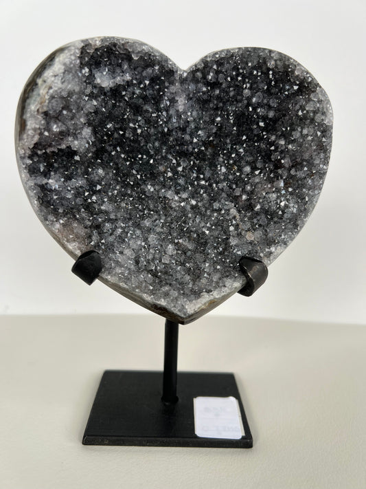 Black Amethyst Heart!