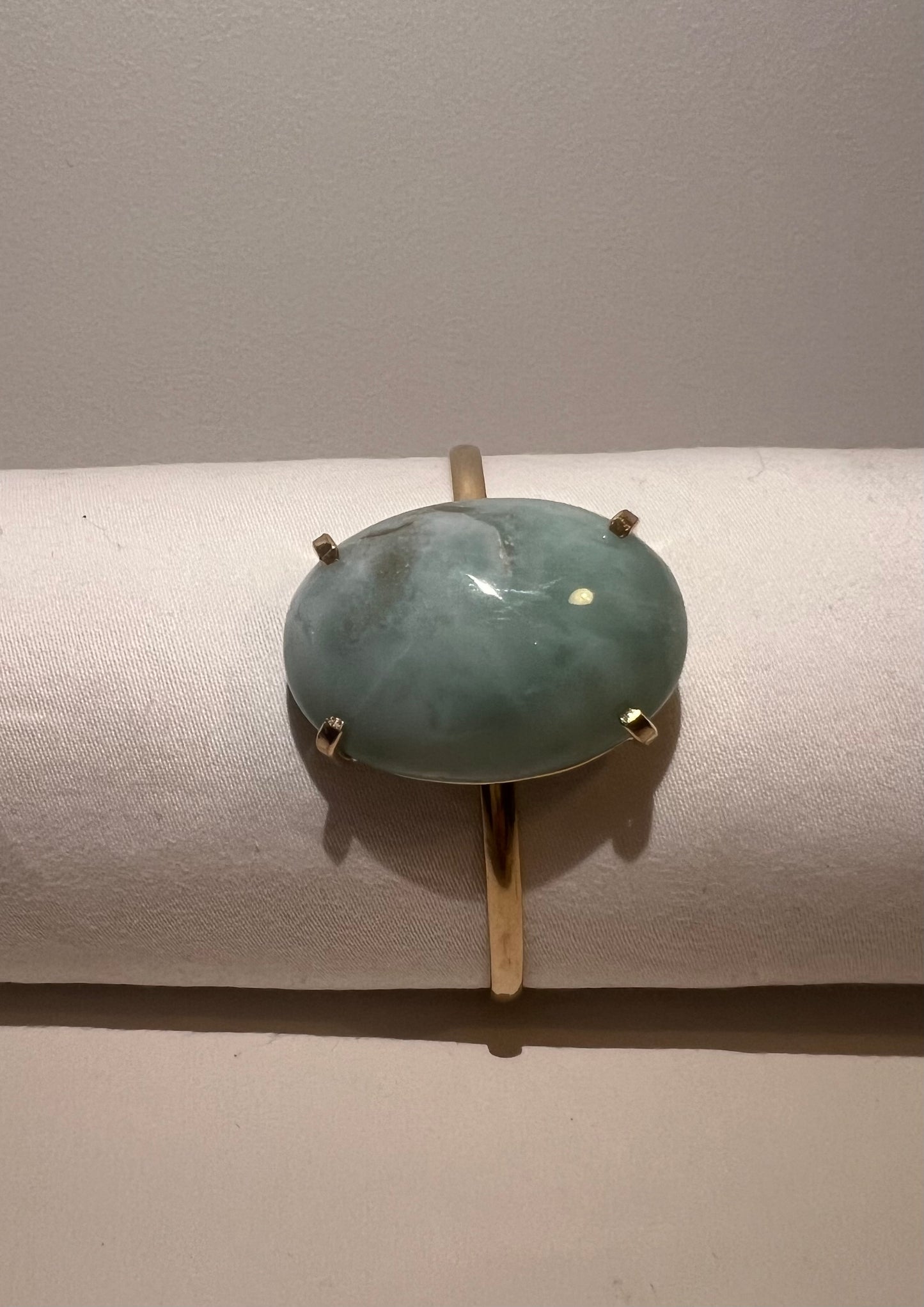 Larimar cabochon simple bracelets