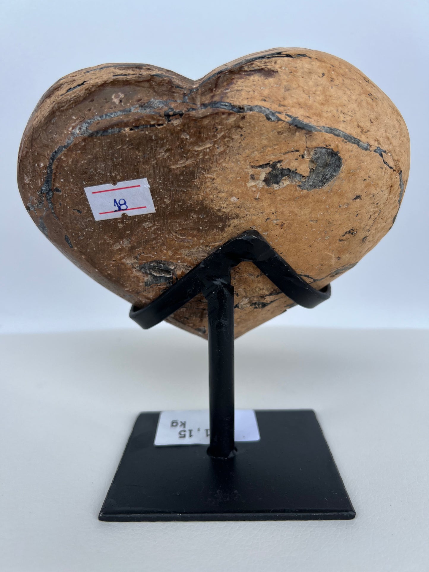 Black Heart-shaped Amethyst