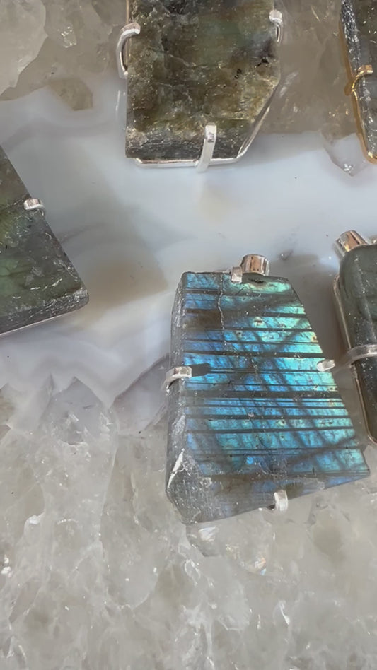 Labradorite Claw Pendant