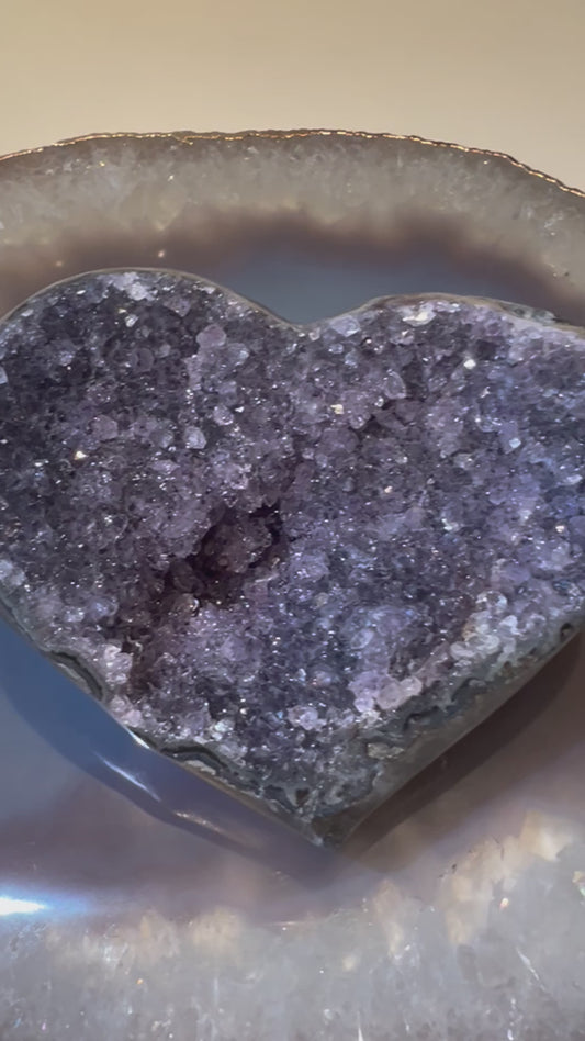 Amethyst Heart